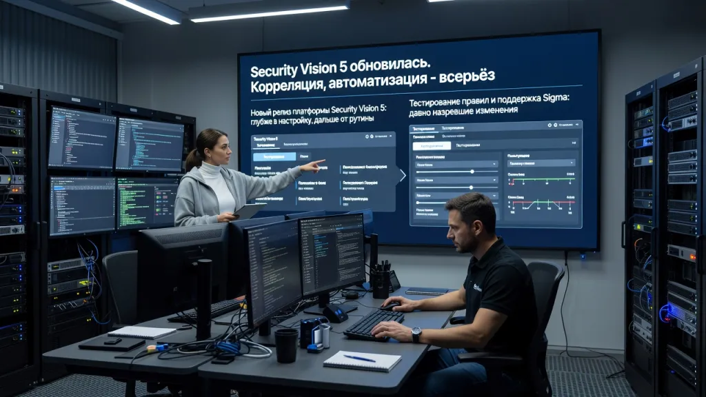 Security Vision 5 обновилась. Корреляция, автоматизация - всерьёз